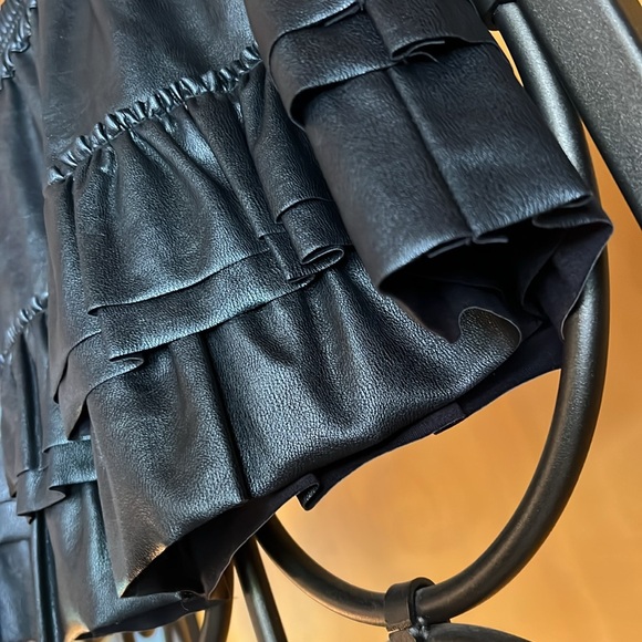 GENERATION LOVE Rafaella Vegan Leather Mini Skirt - Picture 3 of 12